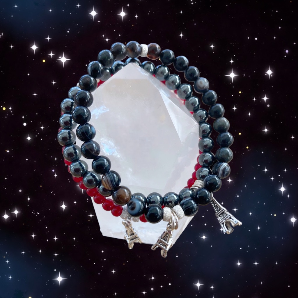 Eiffel Towertiger Eye Bracelet